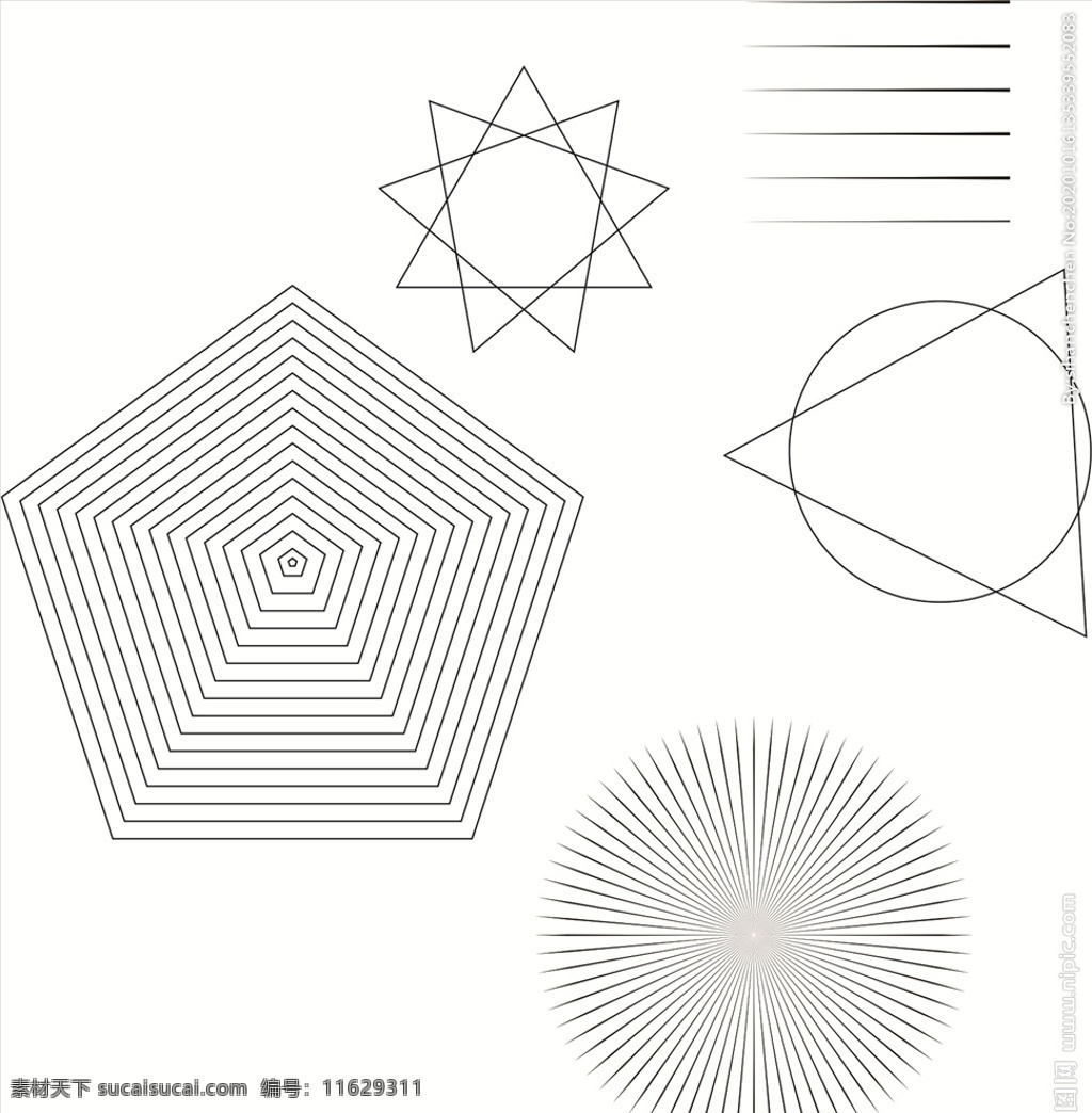 几何图形简约 形状图片 几何图形 简约 形状 渐变 简单 线条 包装设计