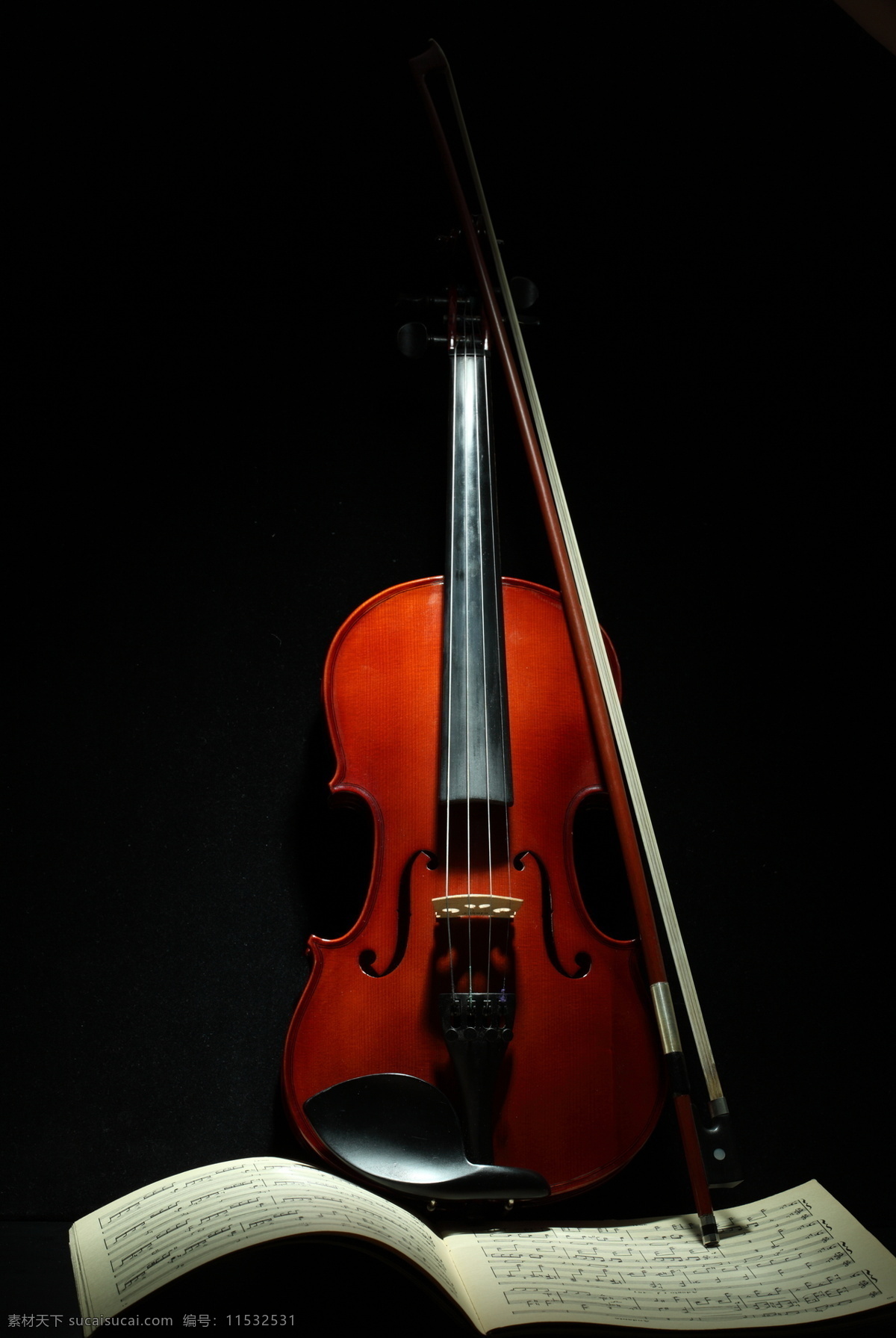 小提琴与音符 小提琴 乐谱 音符 中提琴 文化艺术 音乐 影音娱乐 生活百科 黑色