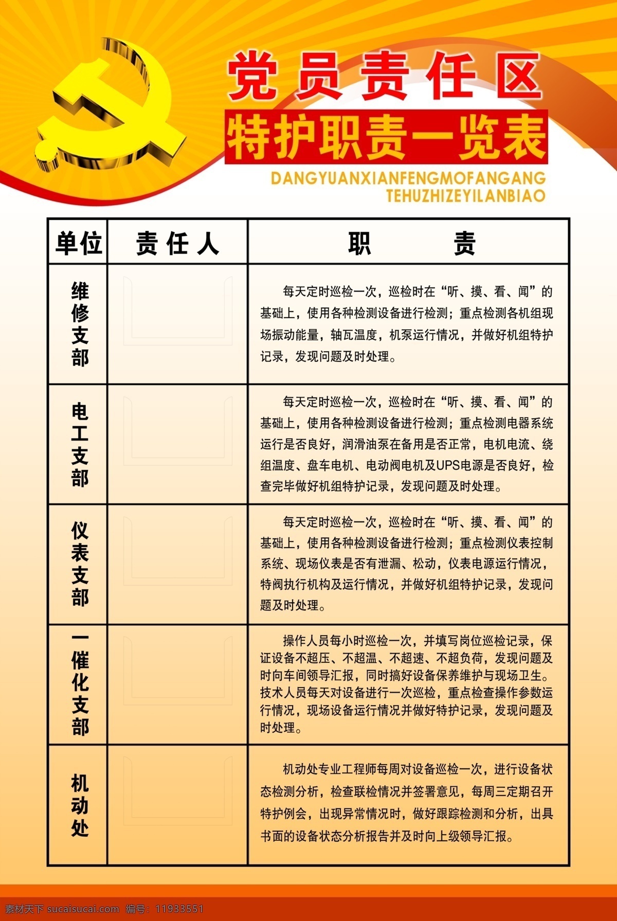 展板 模板 展架 分层 库 板式画册 版式设计 画册模板 画册展板 建党模板 建党展板 展板设计师 党员责任区 特护 职责 一览表 节日素材 建党节建军节