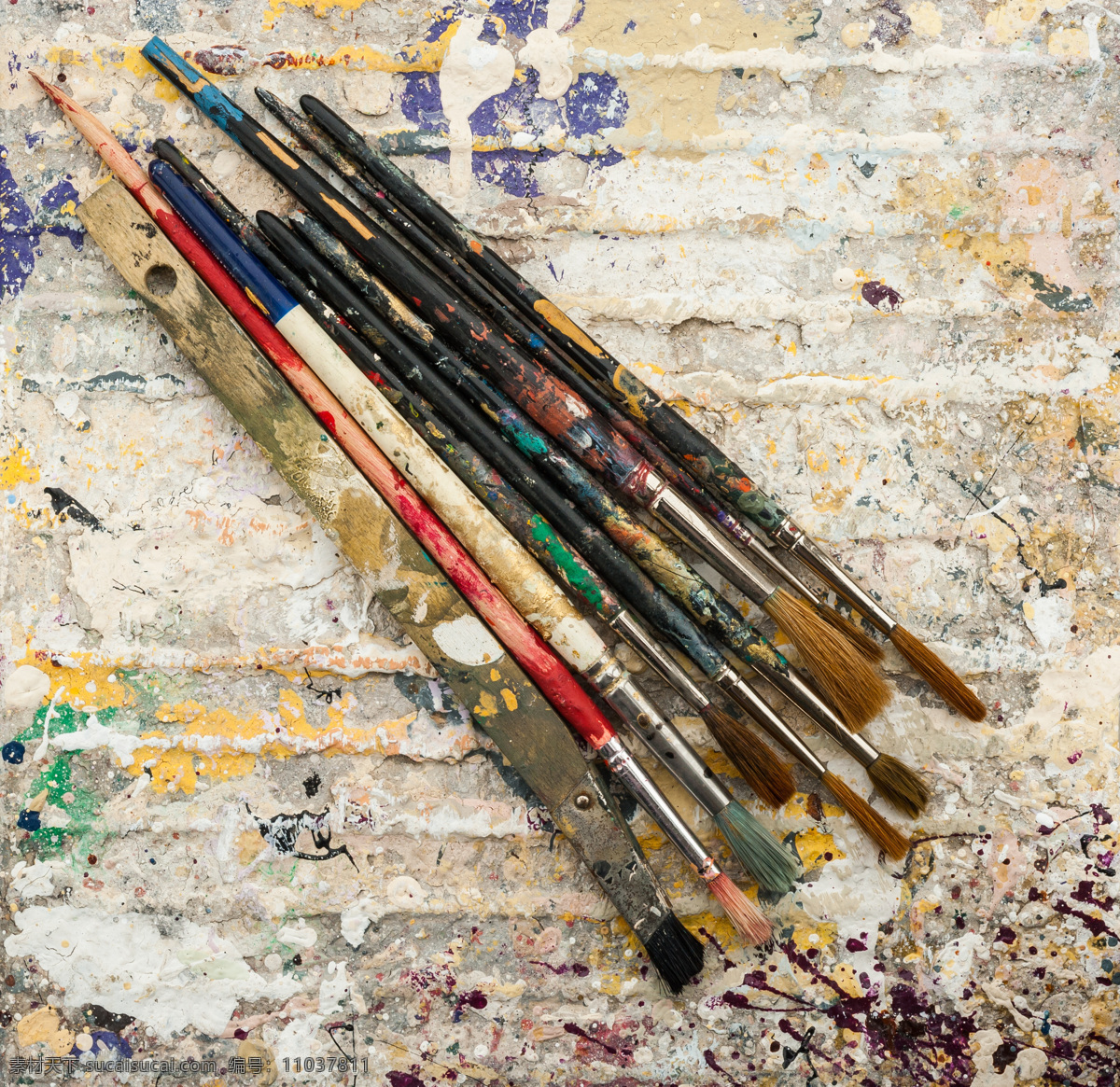 油画笔 背景 画笔 美术用品 文具 绘画用品 其他艺术 文化艺术