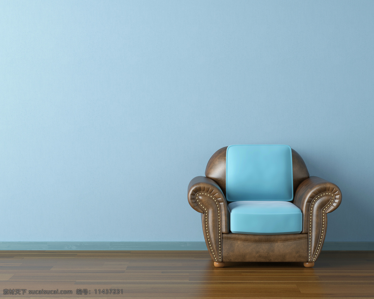 装饰设计 3d设计 家居 家居设计 装潢设计 蓝色沙发 3d模型素材 其他3d模型