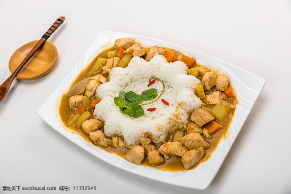 咖喱 鸡肉饭 米饭 套餐 咖喱饭 炒饭 美食 餐饮美食 传统美食