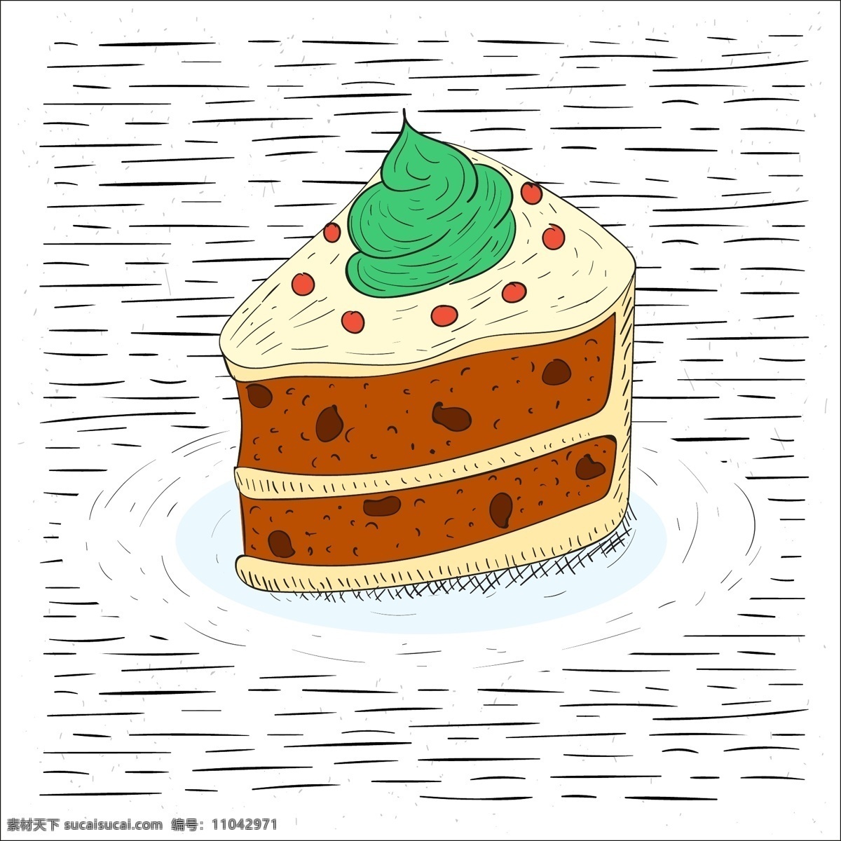 手绘 矢量 蛋糕 插画 矢量素材 手绘插画 手绘蛋糕 手绘食物 手绘甜点 甜品