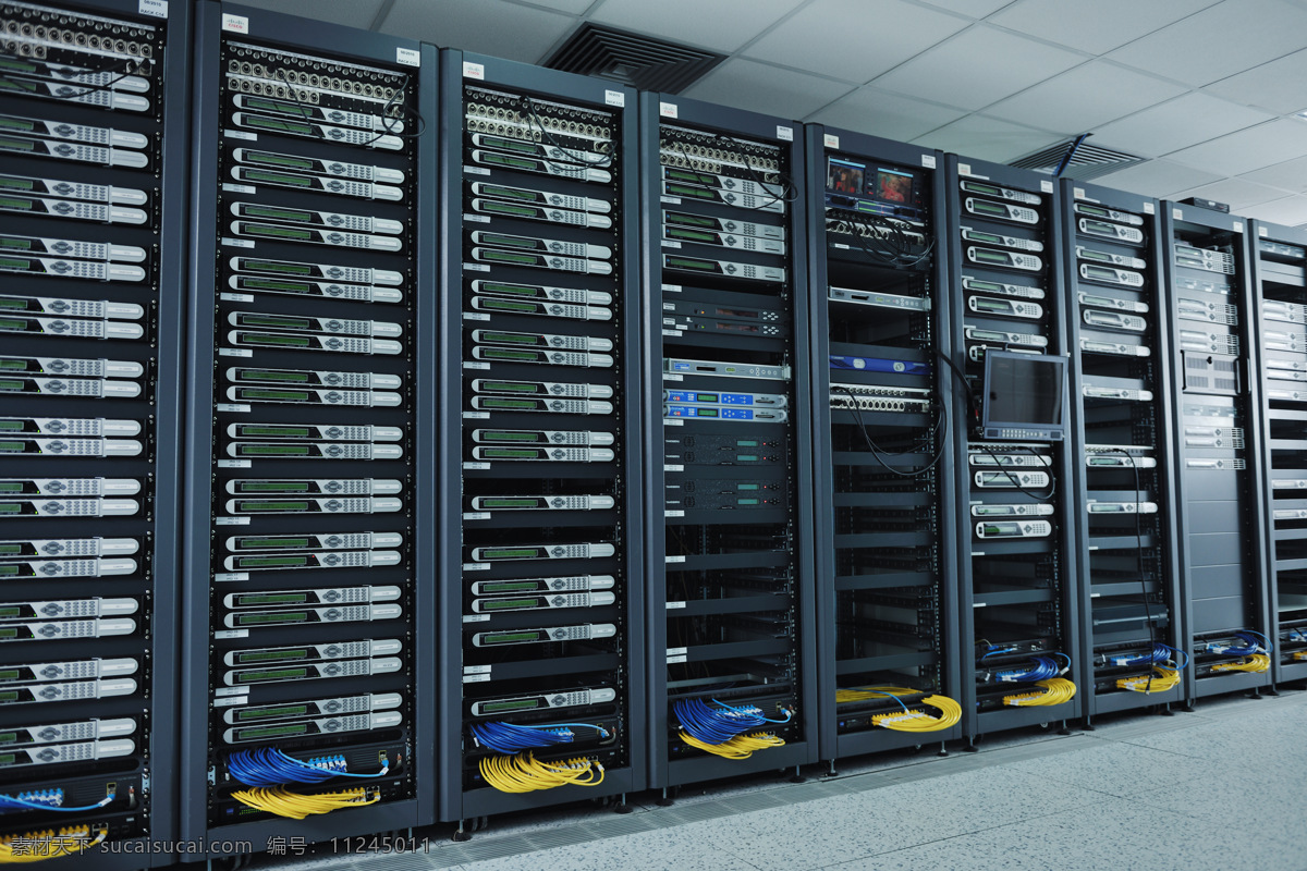 服务器 主机 机房 电脑 计算机中心 网络安全 信息服务 超级计算机 现代科技