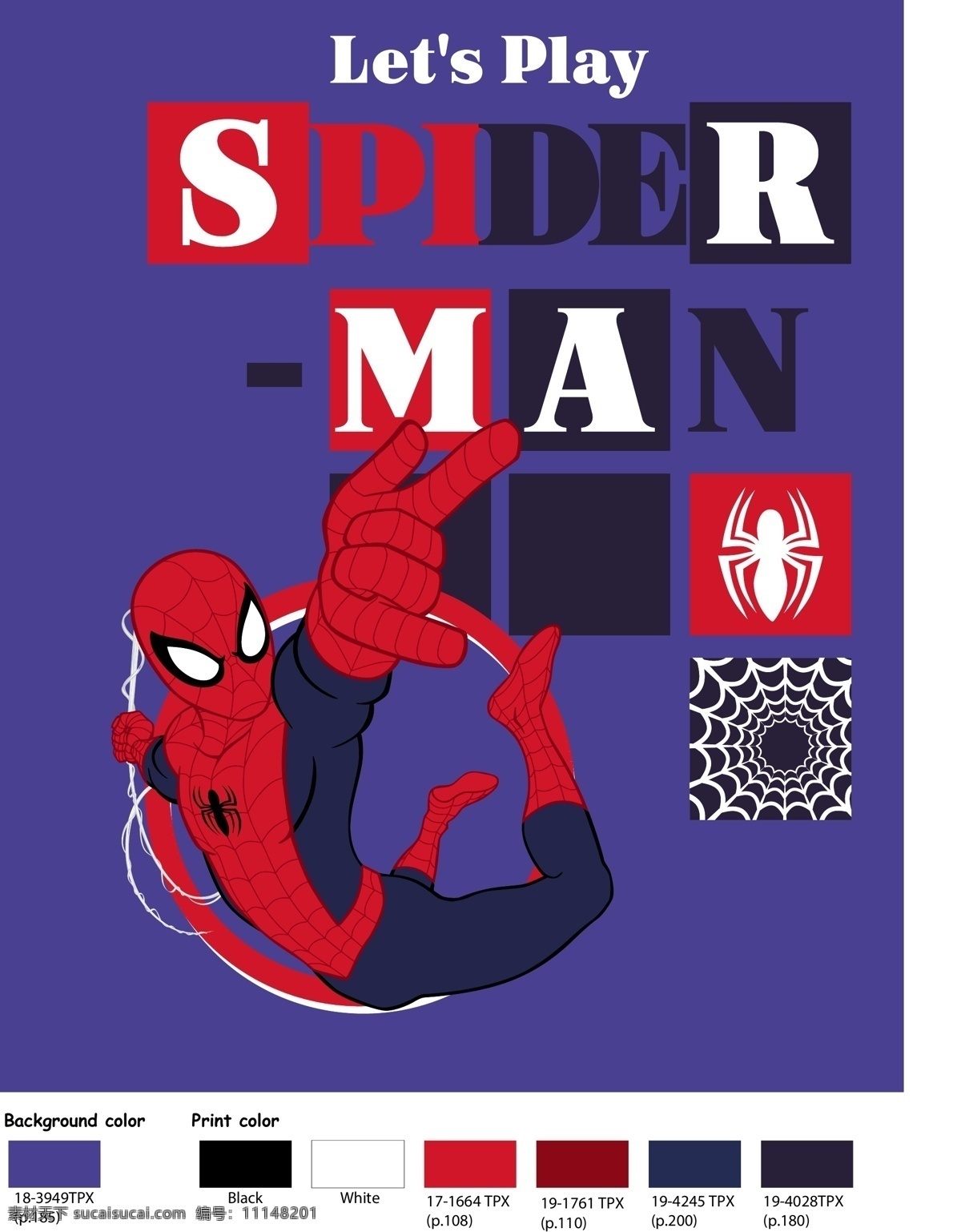 蜘蛛侠 spider man 明星偶像 矢量人物 矢量
