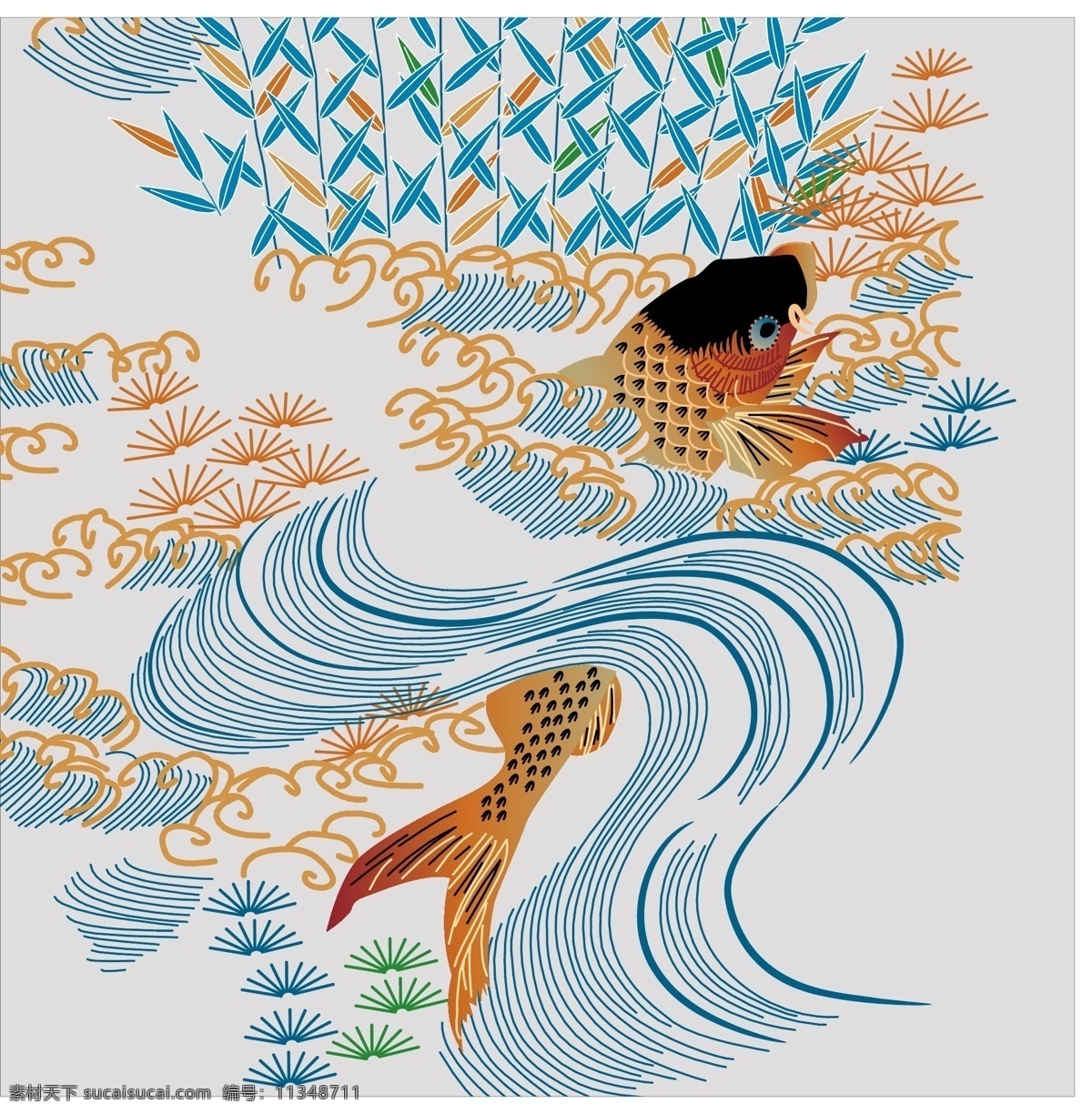 日本 传统 动物 图案 矢量 精美素材 特色素材 底纹边框 花纹花边 精致 典藏 花纹 系列 矢量图库 駏 絕 盗 蝂