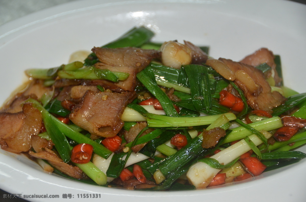 大蒜炒腊肉 菜 腊肉 大蒜 江西菜 传统美食 餐饮美食