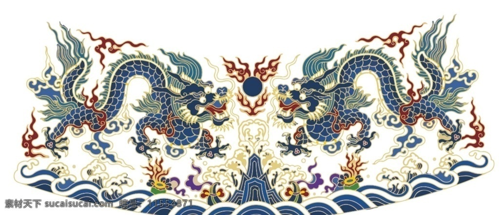 中国风 龙图片 龙 祥云 图案 印花 生肖 刺绣 文化艺术 传统文化