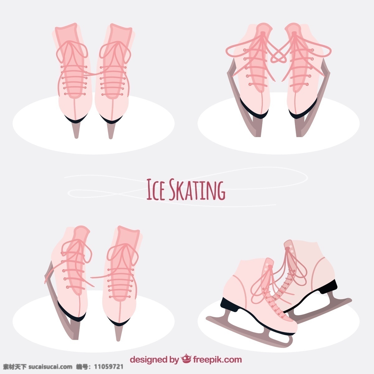粉色溜冰场 运动 冬天 粉红色 冰 滑冰 溜冰 白色