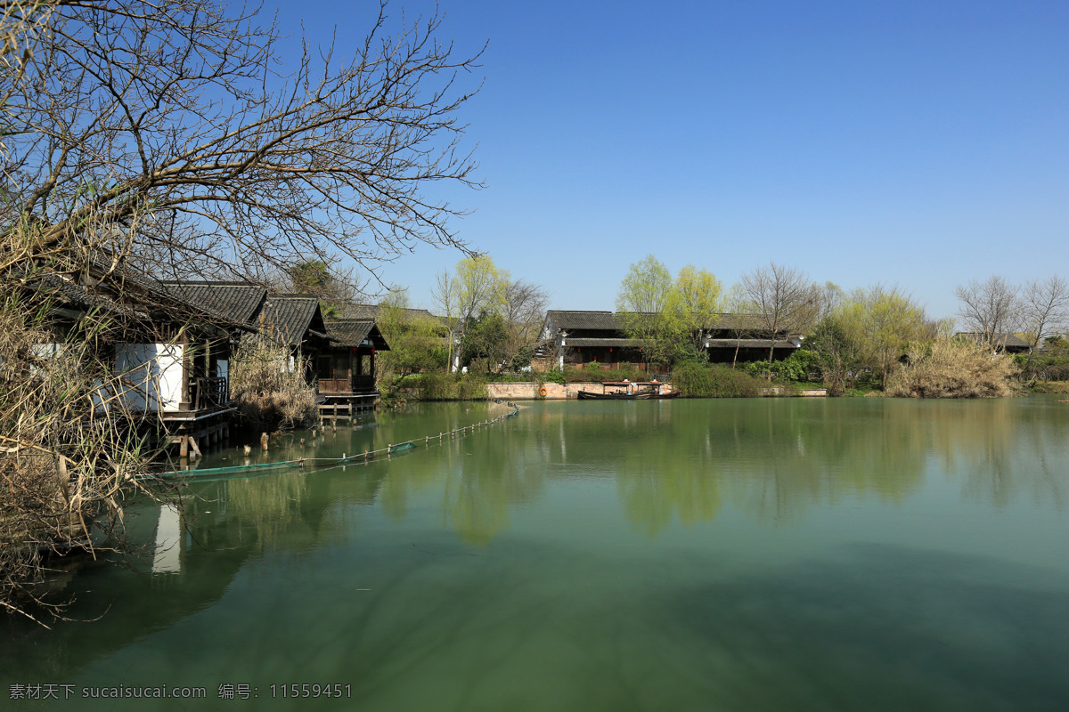 西溪湿地公园 杭州 绿树 旅游 湿地公园 公园 西溪 湿地 国内旅游 旅游摄影 灰色