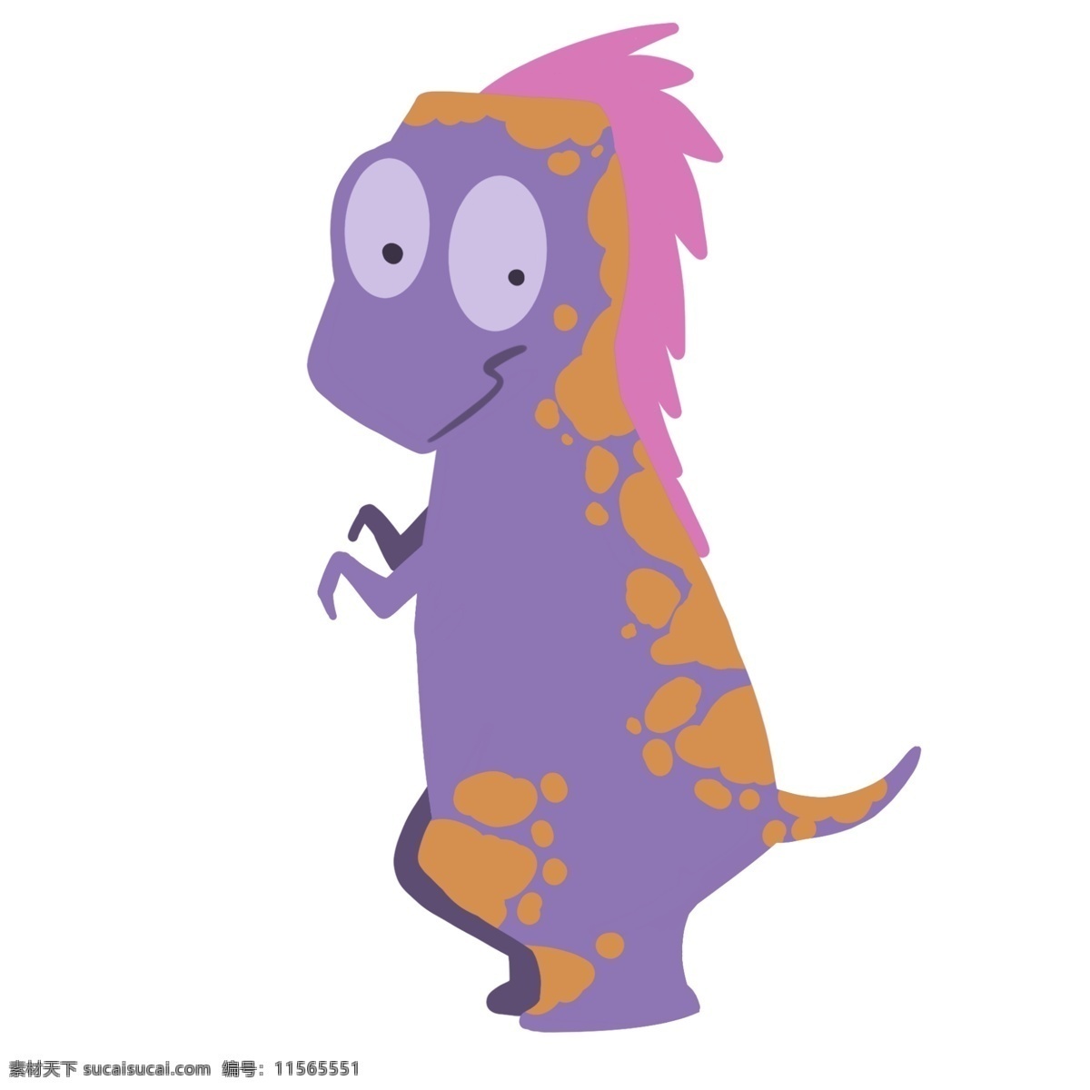 可爱 紫色 恐龙 插画 花纹小恐龙 小恐龙 可爱紫色恐龙 野生动物 花纹玩具恐龙 玩具恐龙插画