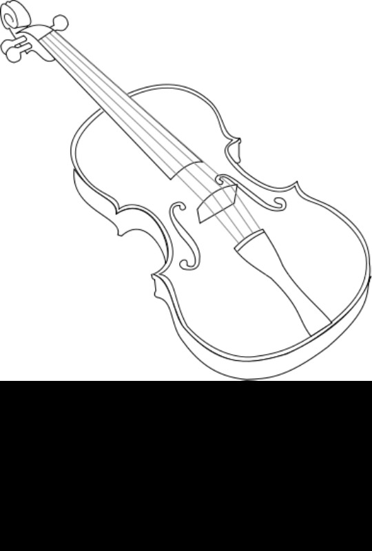 五小 提琴 着色 插画集