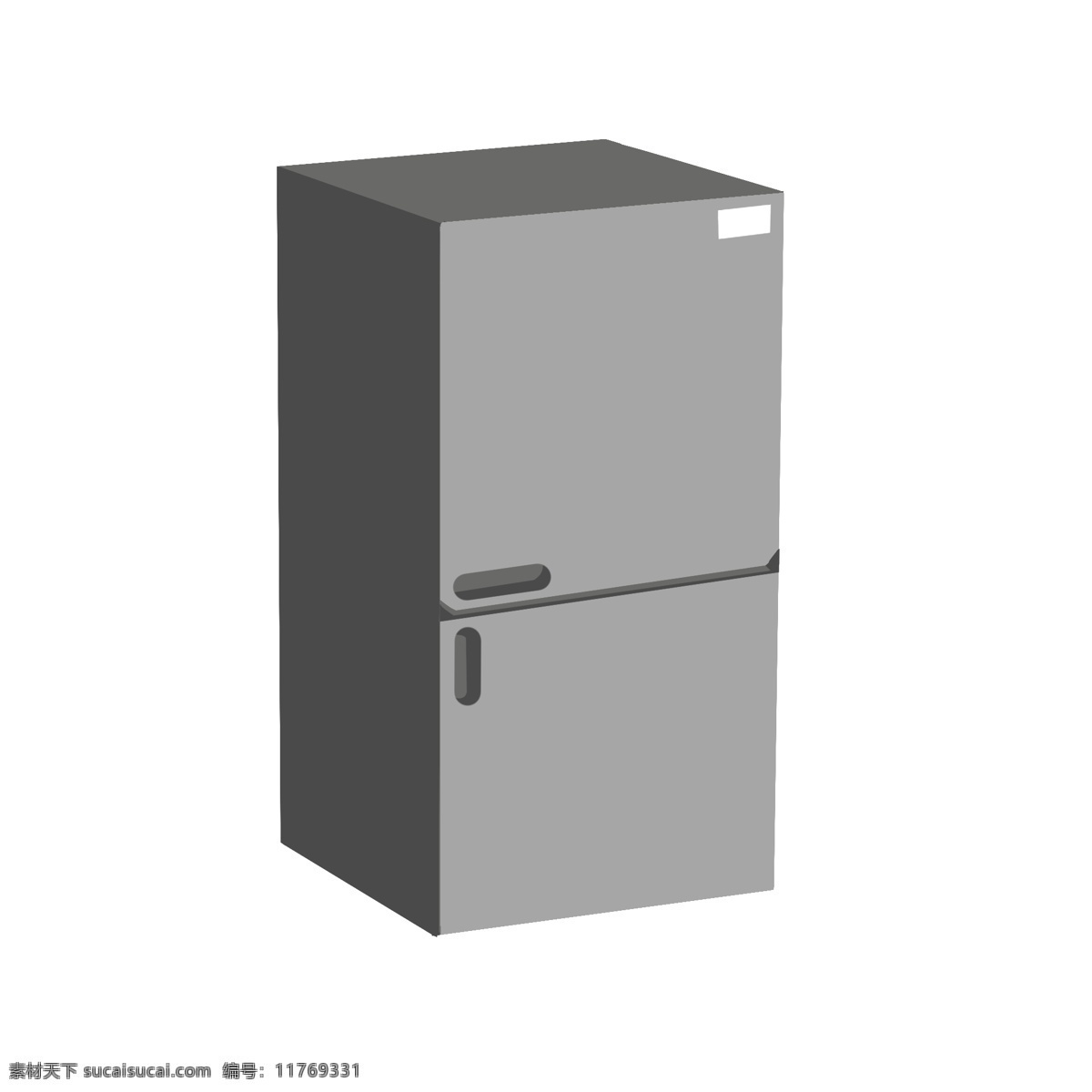 台 灰色 小 冰箱 插画 单开门冰箱 一台冰箱 灰色小冰箱 冰箱插画 小冰箱 家电 家具 冷冻