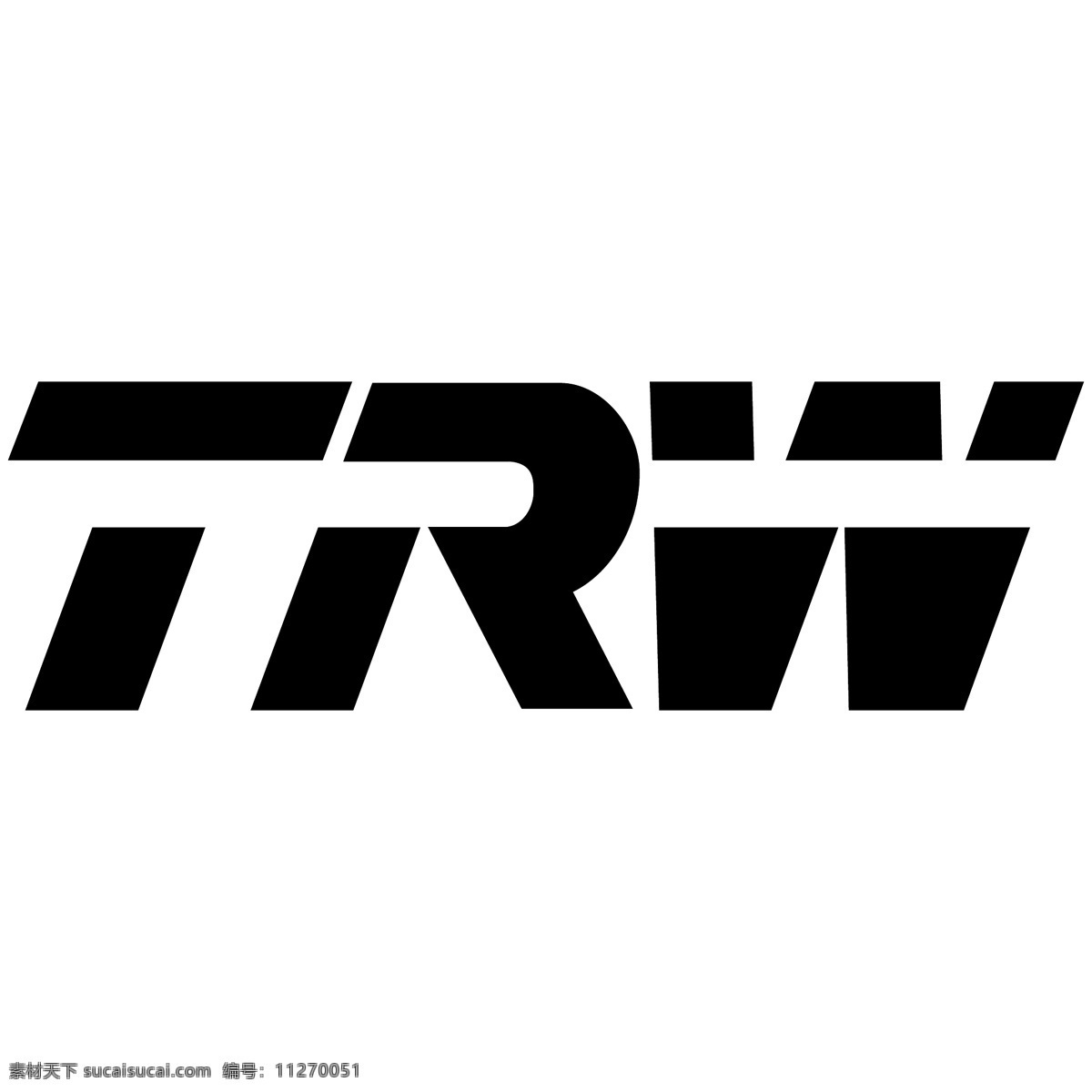 trw 天合 标识 标识为免费 白色