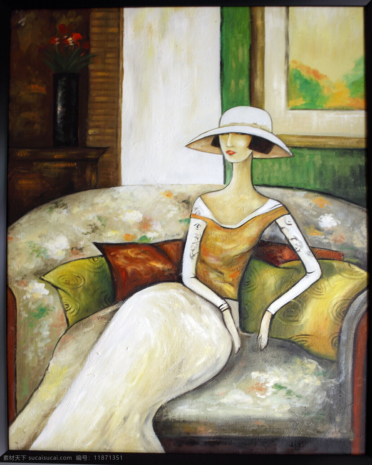 女性油画 女性 油画 时尚 沙发 家居 知性 感谢 少妇 女人 贵妇 少女 抱枕 靠枕 无框画 绘画 绘画书法 文化艺术