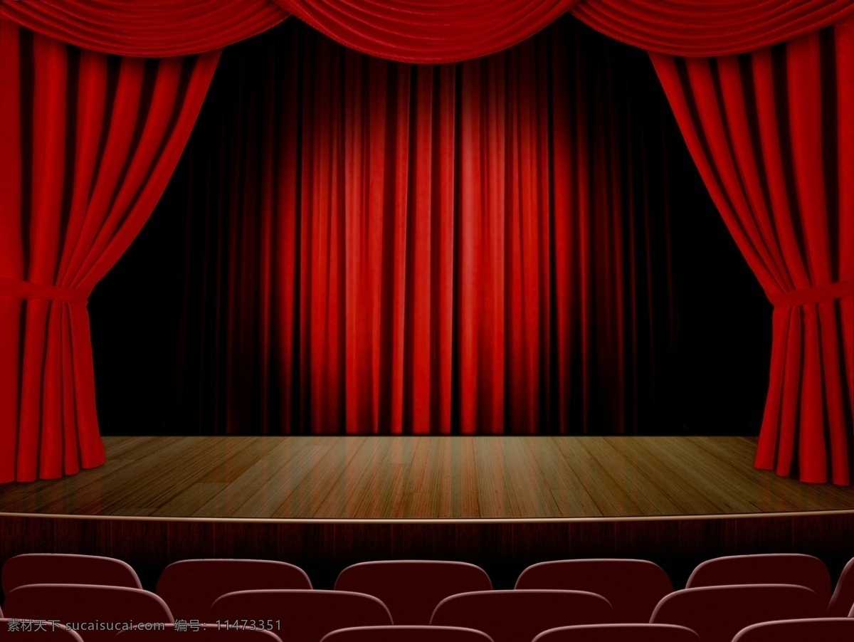 舞台幕布 背景 舞台设计 舞台背景 幕布 红色幕布 帷幕 座位 其他类别 生活百科