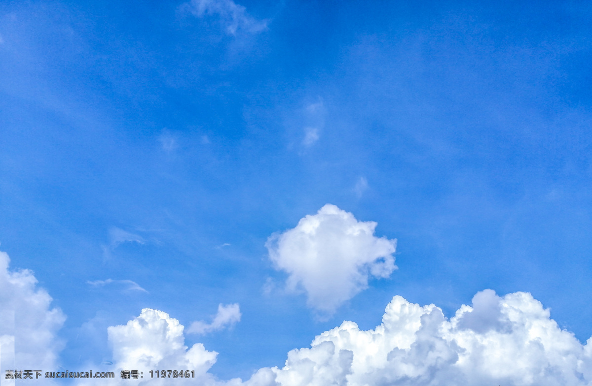 蓝天白图片 蓝天白云 云朵 天空 蓝天 白云 晴天 多云 壁纸 插画素材 背景素材 海报素材 风景 日光 自然景观 自然风景