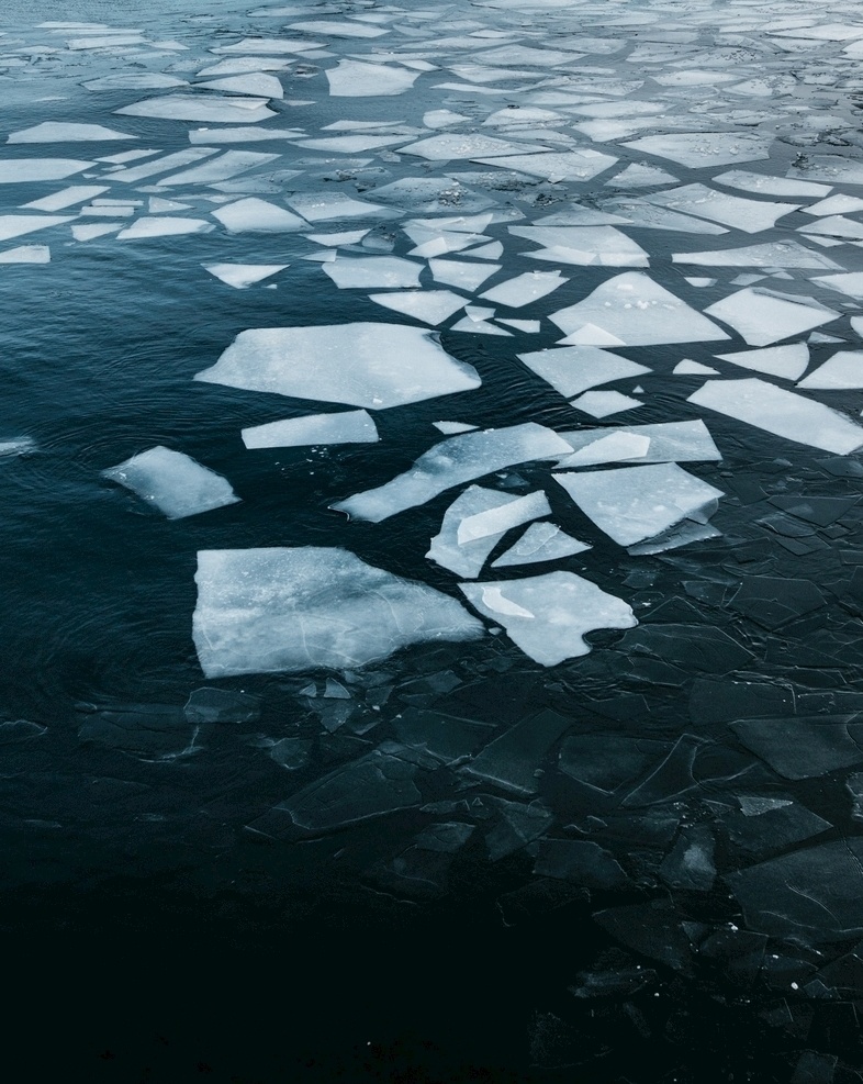 全球变暖 北极 南极 高温 温度 冰面 冰块 冰 自然景观 自然风景