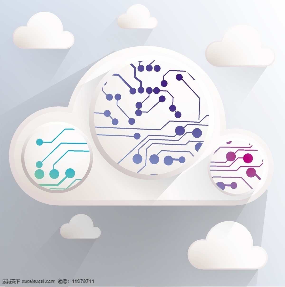 立体 云 服务 图标 云服务 云计算图标 云系统 网络科技 信息科技 云朵 生活百科 矢量素材 白色