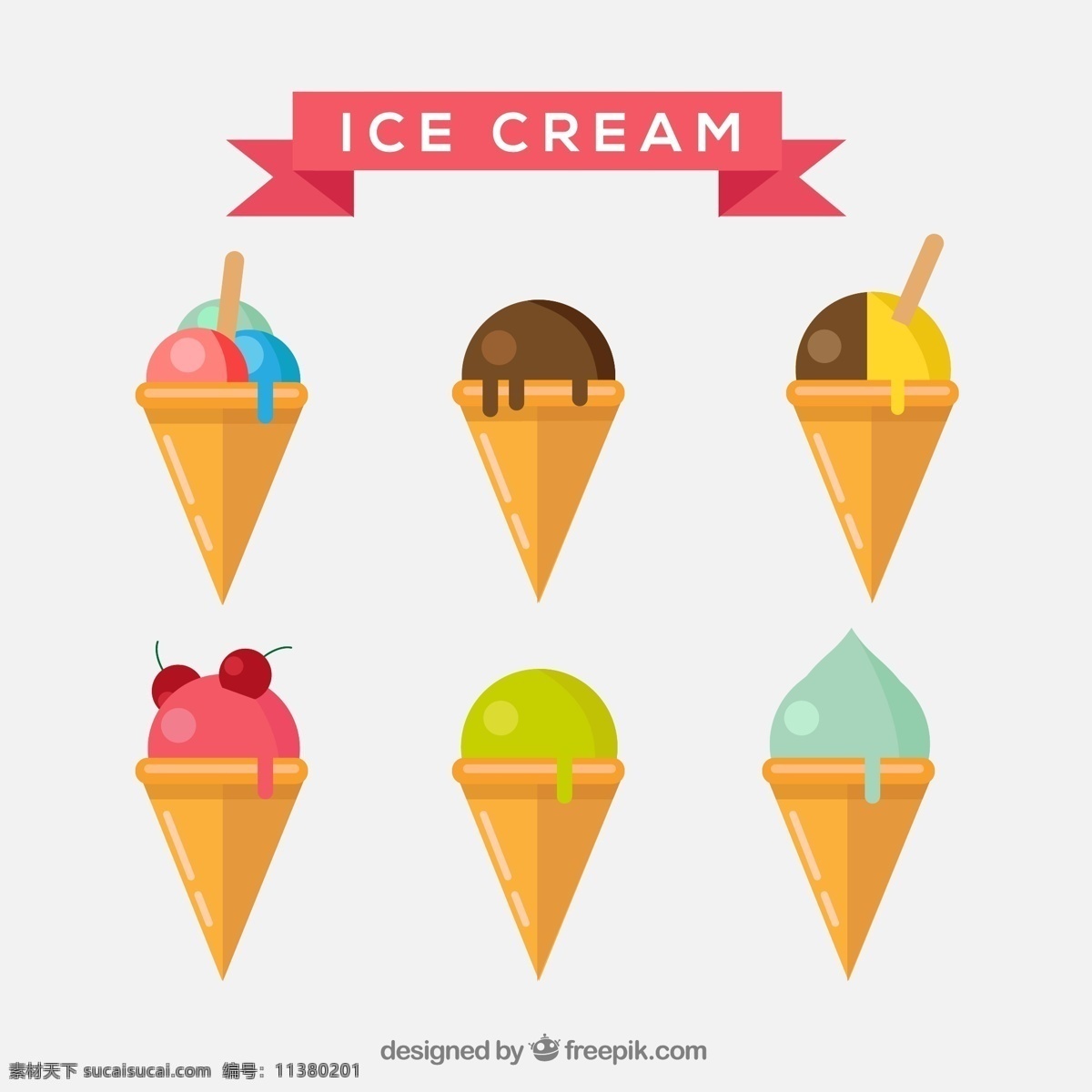 美味 冰淇淋 蛋卷 扁平 品种 采购产品食物 夏天 颜色 平坦 冰 甜的 平坦的设计 甜点 奶油 吃 季节 锥 可口 味道 有色的 冷却 季节性的