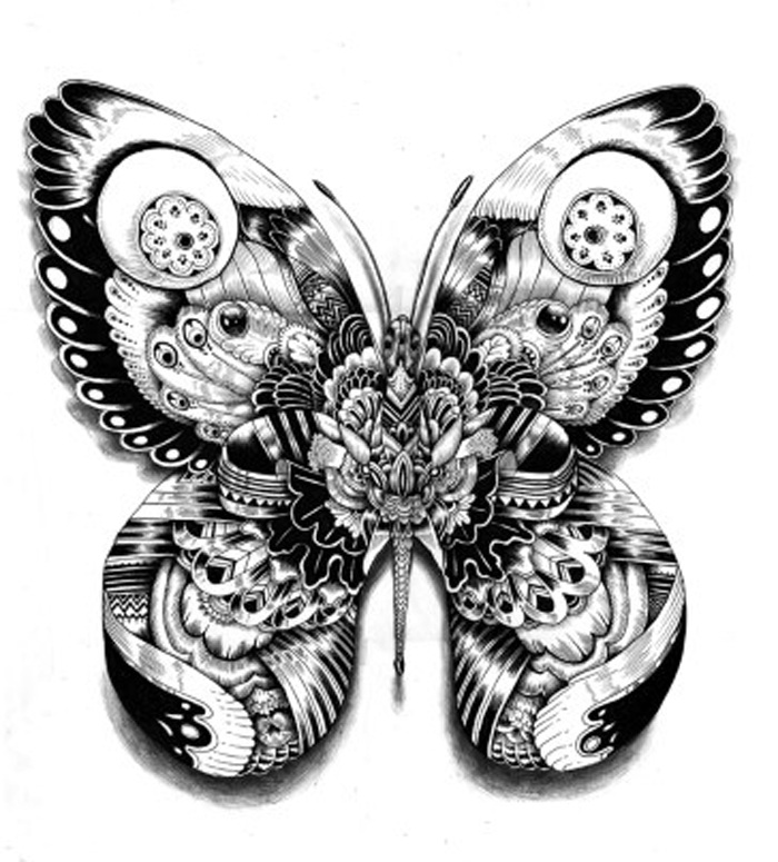 位图免费下载 插画 动物 服装图案 蝴蝶 昆虫 位图 面料图库 服装设计 图案花型