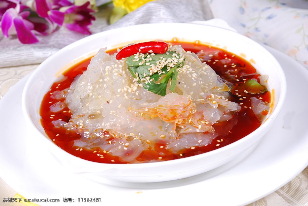 香麻海蜇头 海蜇头 传统美食 餐饮美食