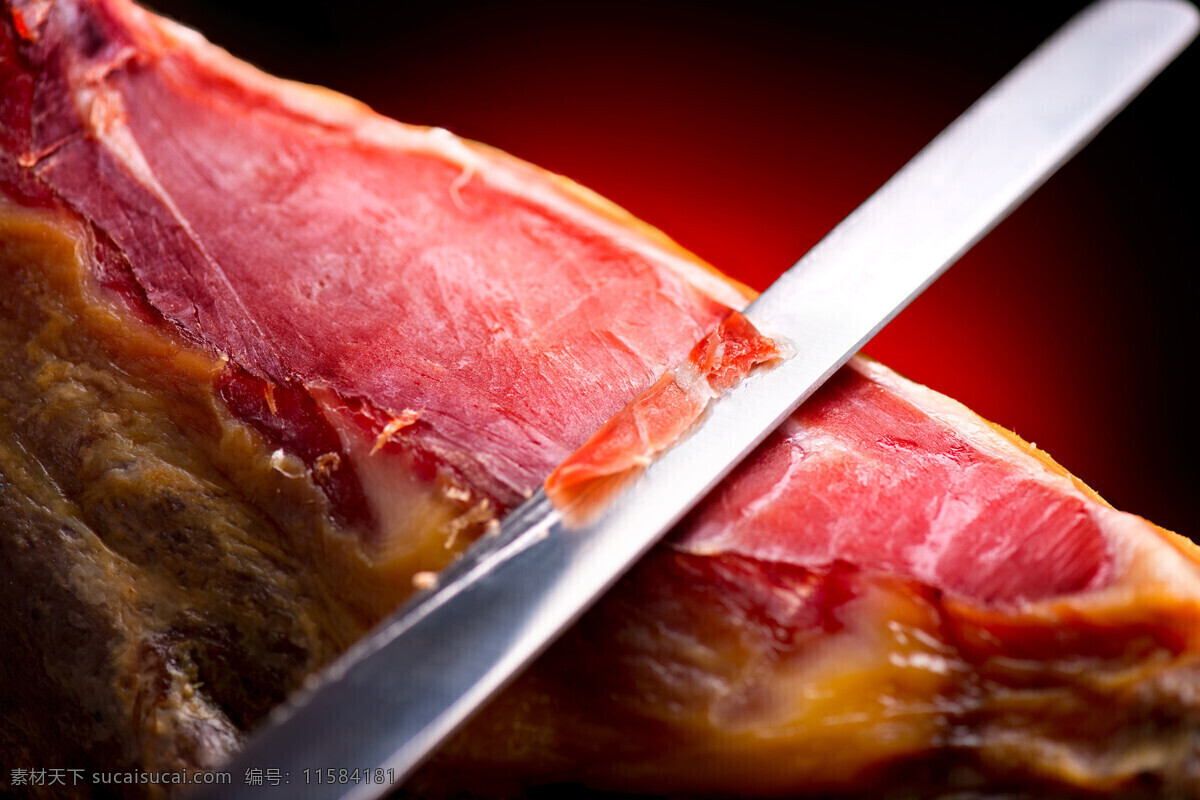 腌猪腿 猪肉 肉 刀 刀具 腌肉 美食图片 餐饮美食 传统美食