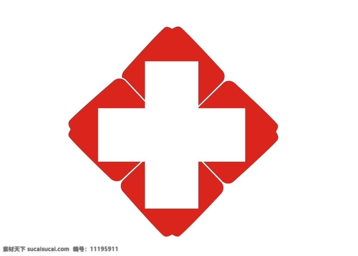 手绘 红十字 标志 世界 卡通