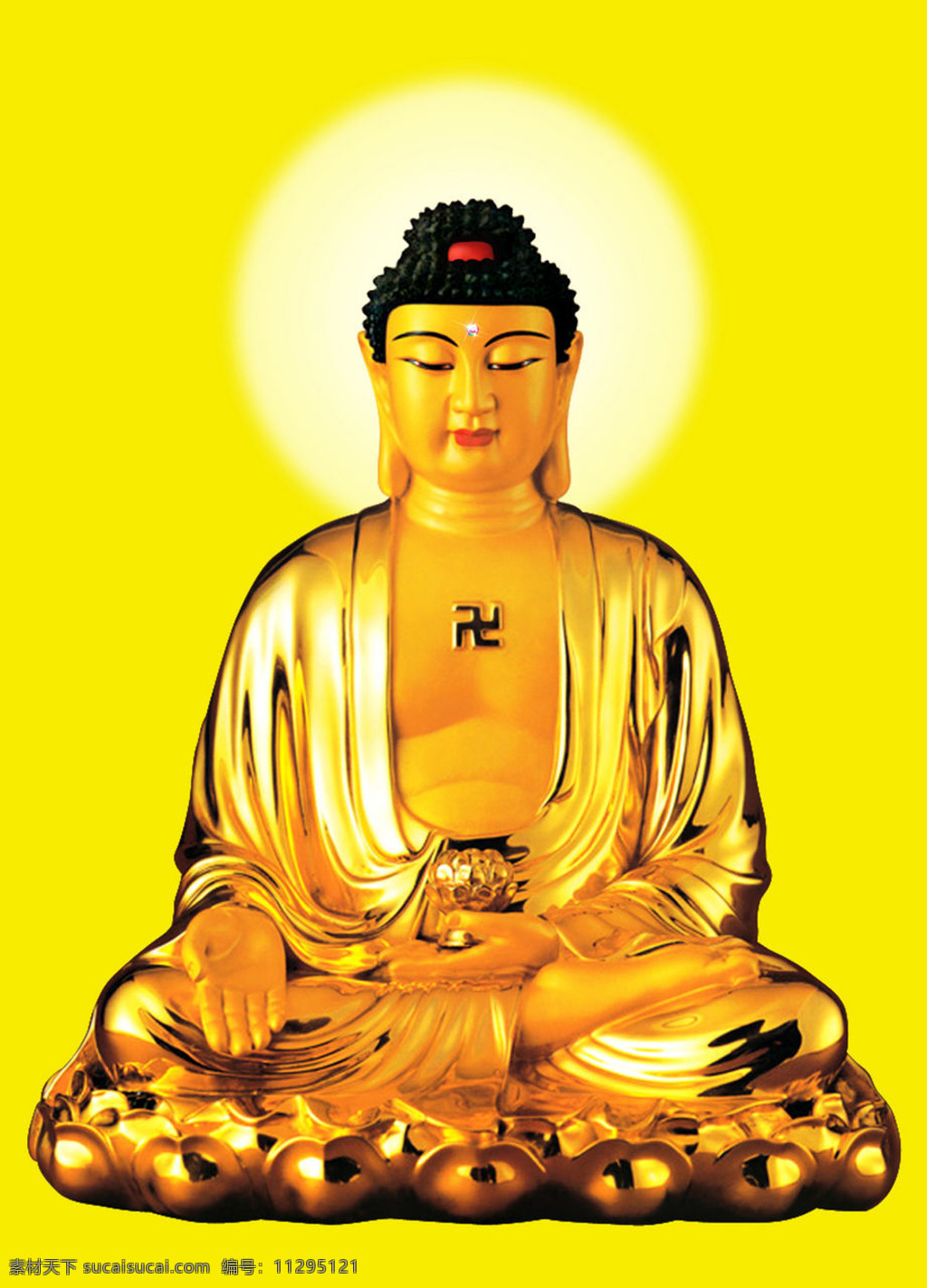 阿弥陀佛坐像 佛像 文化艺术 宗教信仰 设计图库