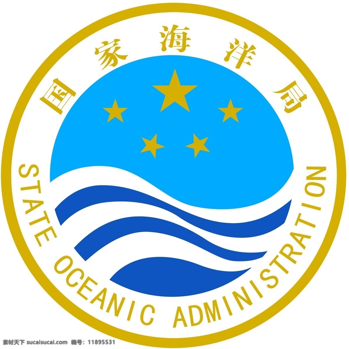 海洋 环境检测 徽标 国家海洋局 标志 源文件