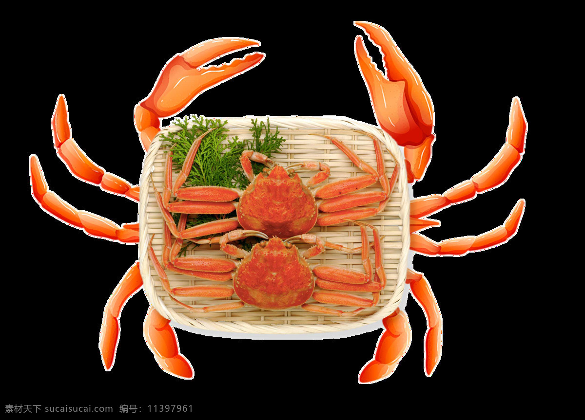 美味 美食 螃蟹 元素 食谱 餐厅 透明元素 png元素 免抠元素