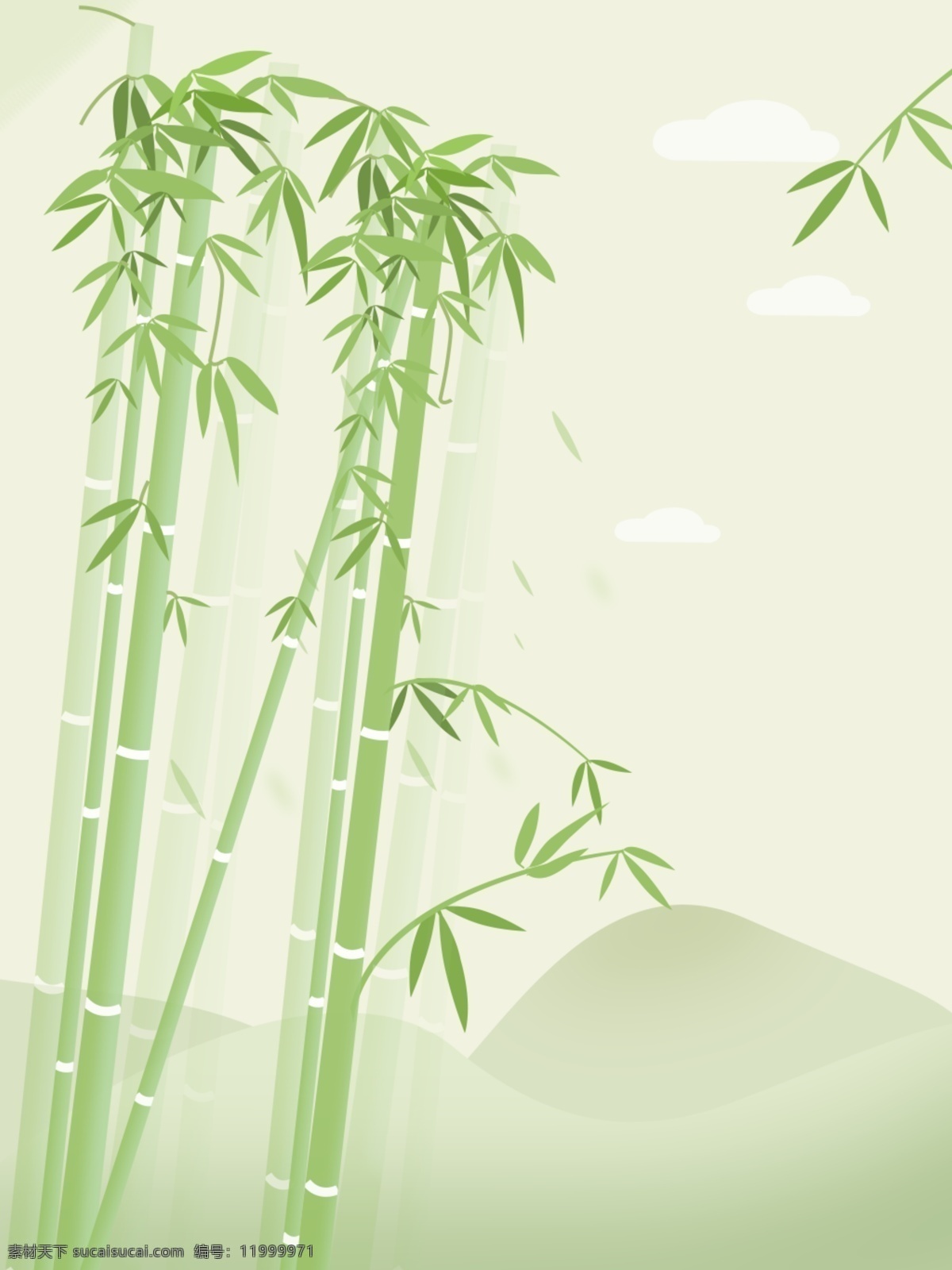 绿色 竹子 背景 绿色背景 绿色竹子 简约 中国风 竹子素材 竹子背景 广告背景
