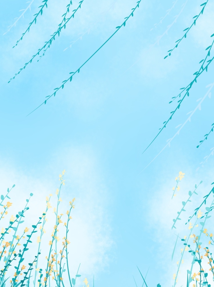 卡通 海洋 沙滩 天空 海岛 背景 陆地 白云 椰子树 海洋动物 海藻 珊瑚 鲸鱼 海底 海星 道路 树 卡通设计