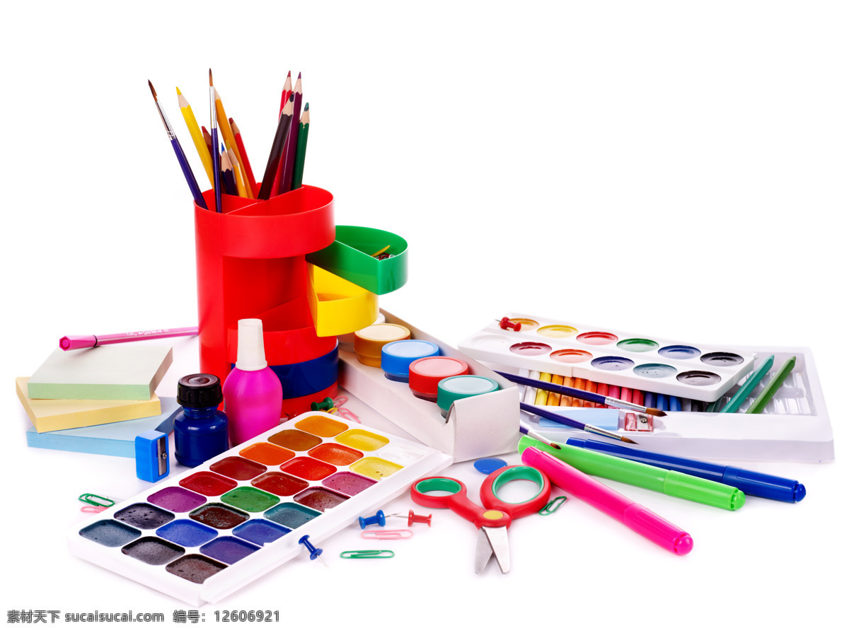 美术用品 颜料 水彩笔 彩色铅笔 画笔 蜡笔 文具 学习用品 学习教育 办公学习 生活百科