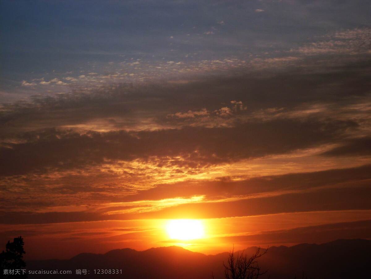 魅力 黄昏 傍晚 日落 太阳 夕阳 余晖 阳关 风景 生活 旅游餐饮