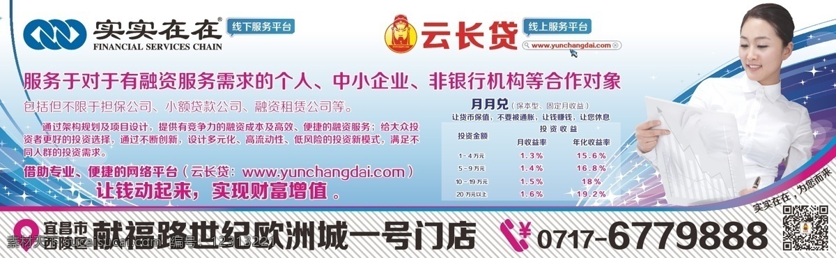 贷款 广告 喷绘 内含 多个 模特 白领 背景 关公 女白领 绚烂 职员 男白领 原创设计 原创展板