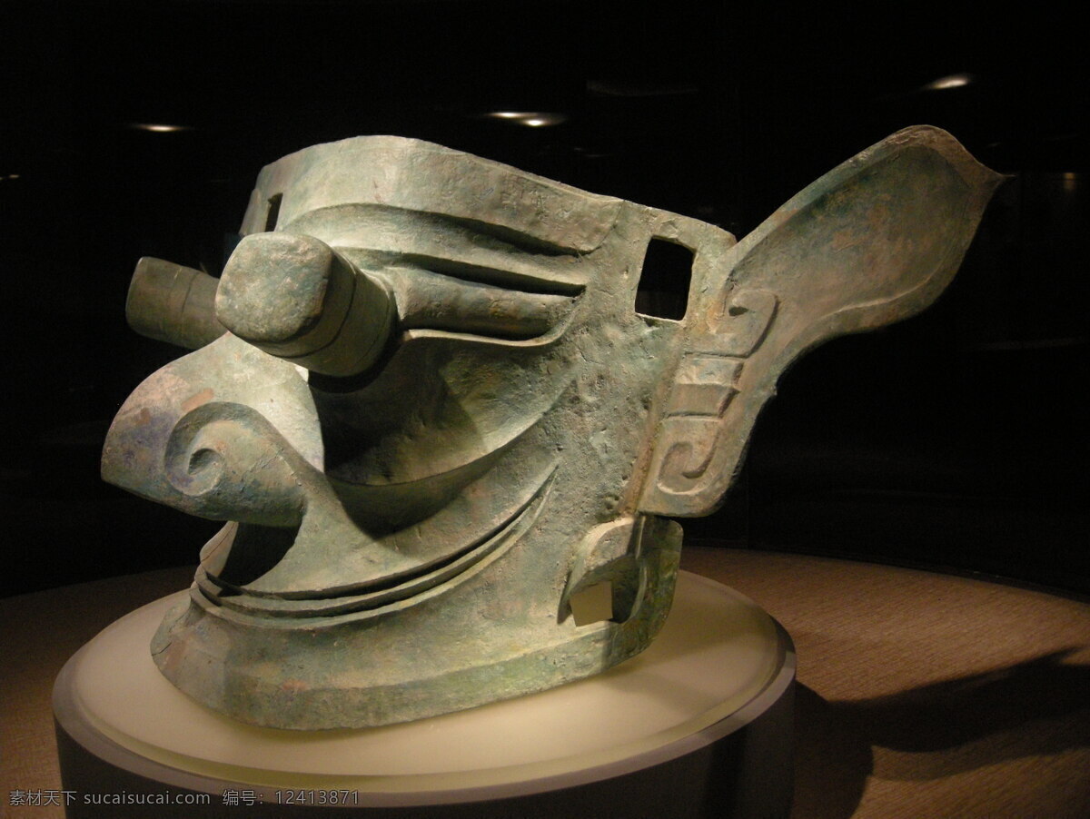 三星堆 博物馆 三星堆博物馆 青铜器 纵目面具 三星堆人 纵目 旅游摄影 国内旅游