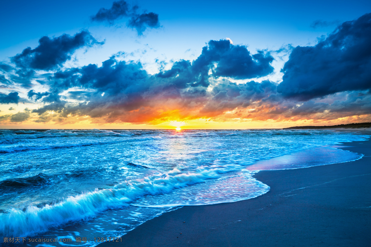 白云 波浪 风光 干净 海浪 海滩 海洋 夕阳 大海 沙滩 夕阳大海沙滩 云彩 火烧云 浪花 砂石 清澈 阳光 太阳 蓝天 夏日风景 夏季风景 热带风景 自然风景 自然景观 自然风景系列 psd源文件