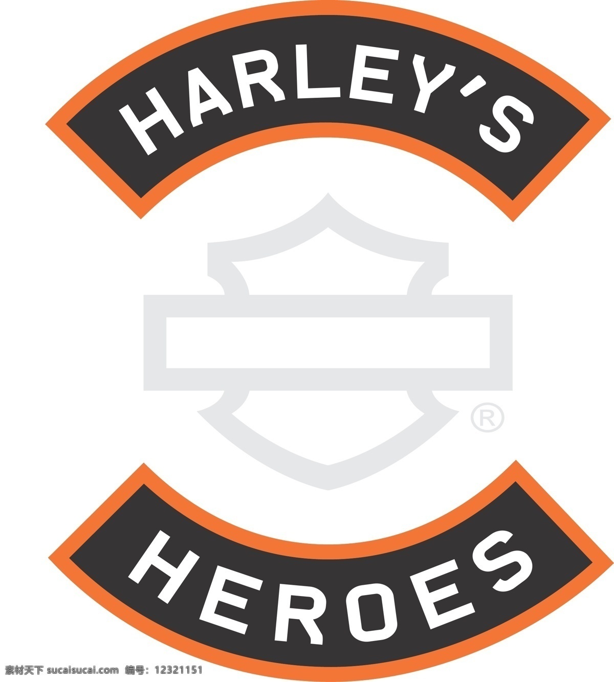 哈雷 英雄 logo 哈雷英雄 harleydavidson heroes 矢量图 其他矢量图