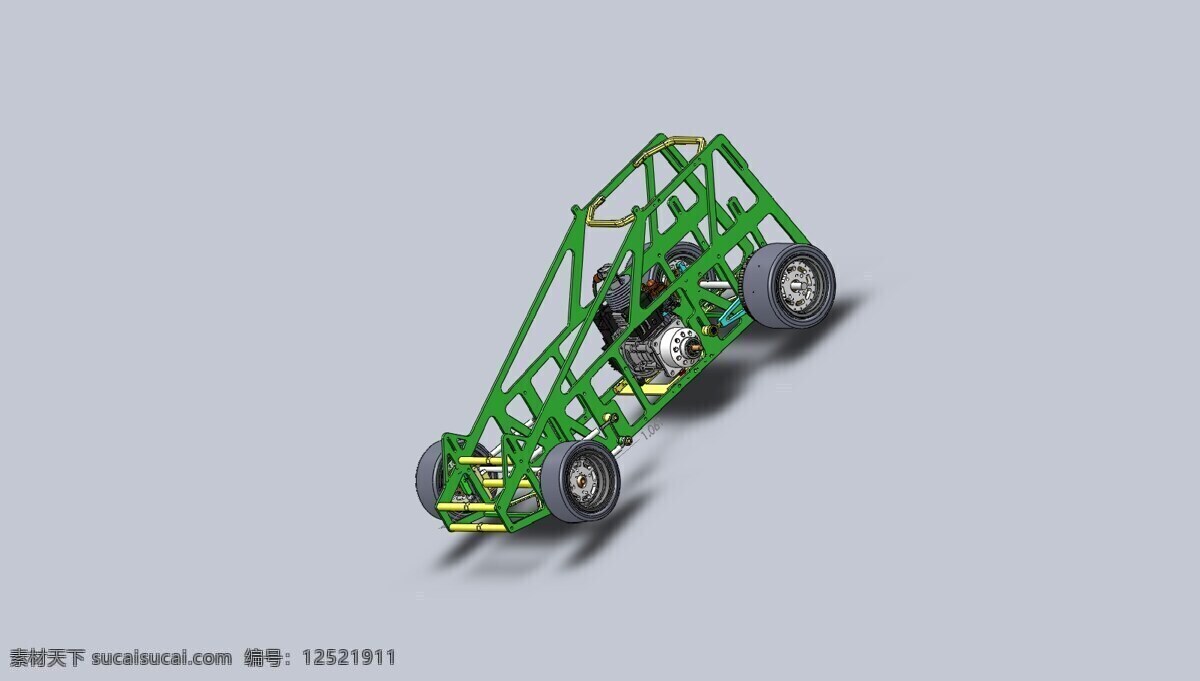 c的车 4的r 1免费下载 汽车 钢筋混凝土 规模 3d模型素材 其他3d模型