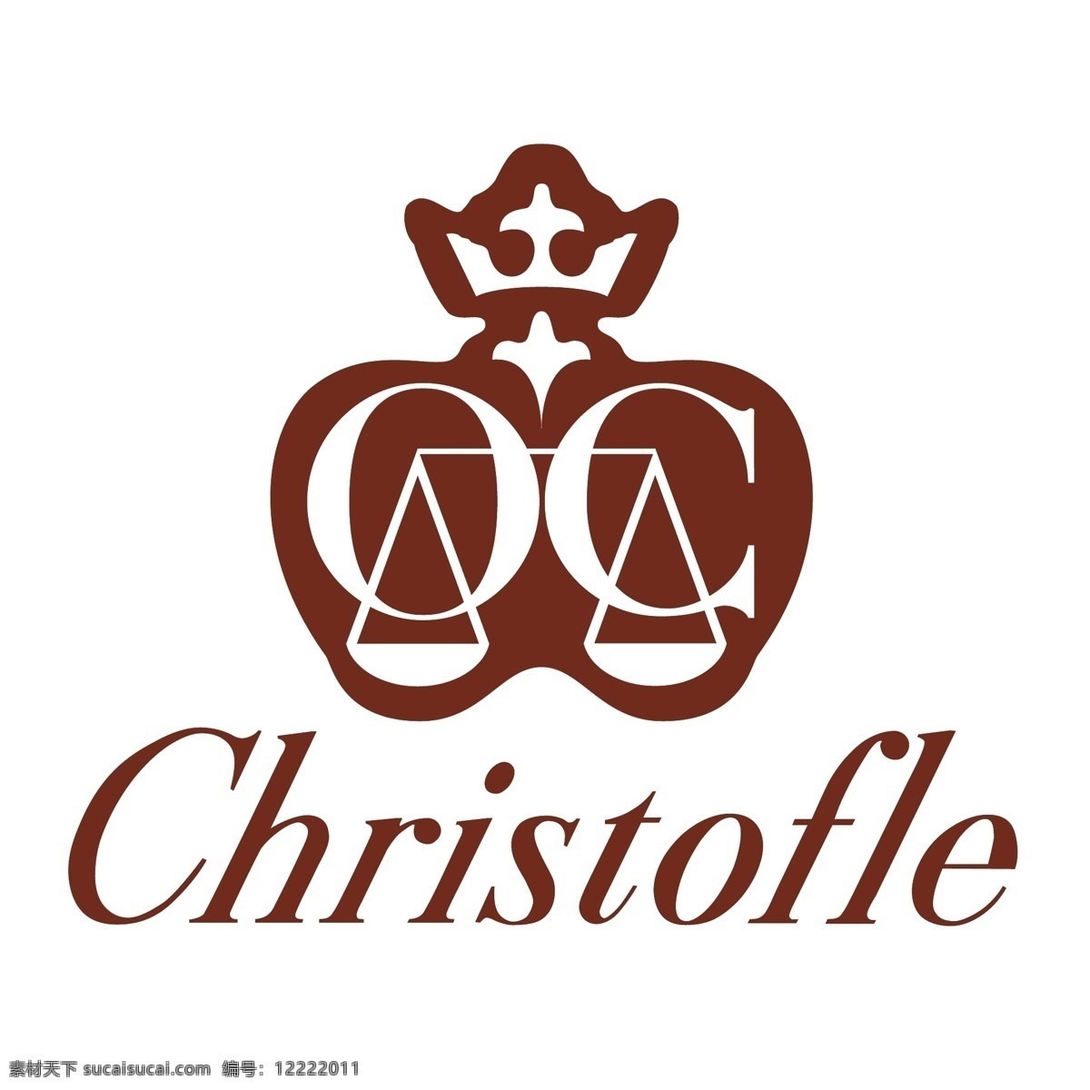 昆庭 免费 christofle 标识 标志 白色