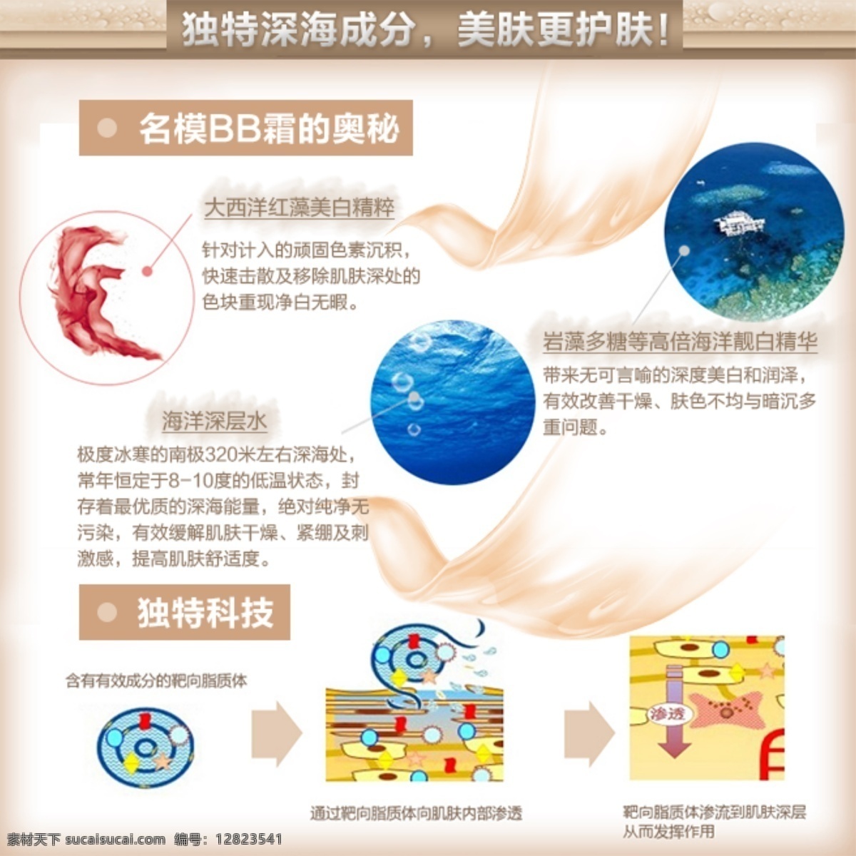 珀 莱雅 独特 深海 成分 珀莱雅 淘宝化妆品 独特深海成分 深海成分 淘宝素材 其他淘宝素材