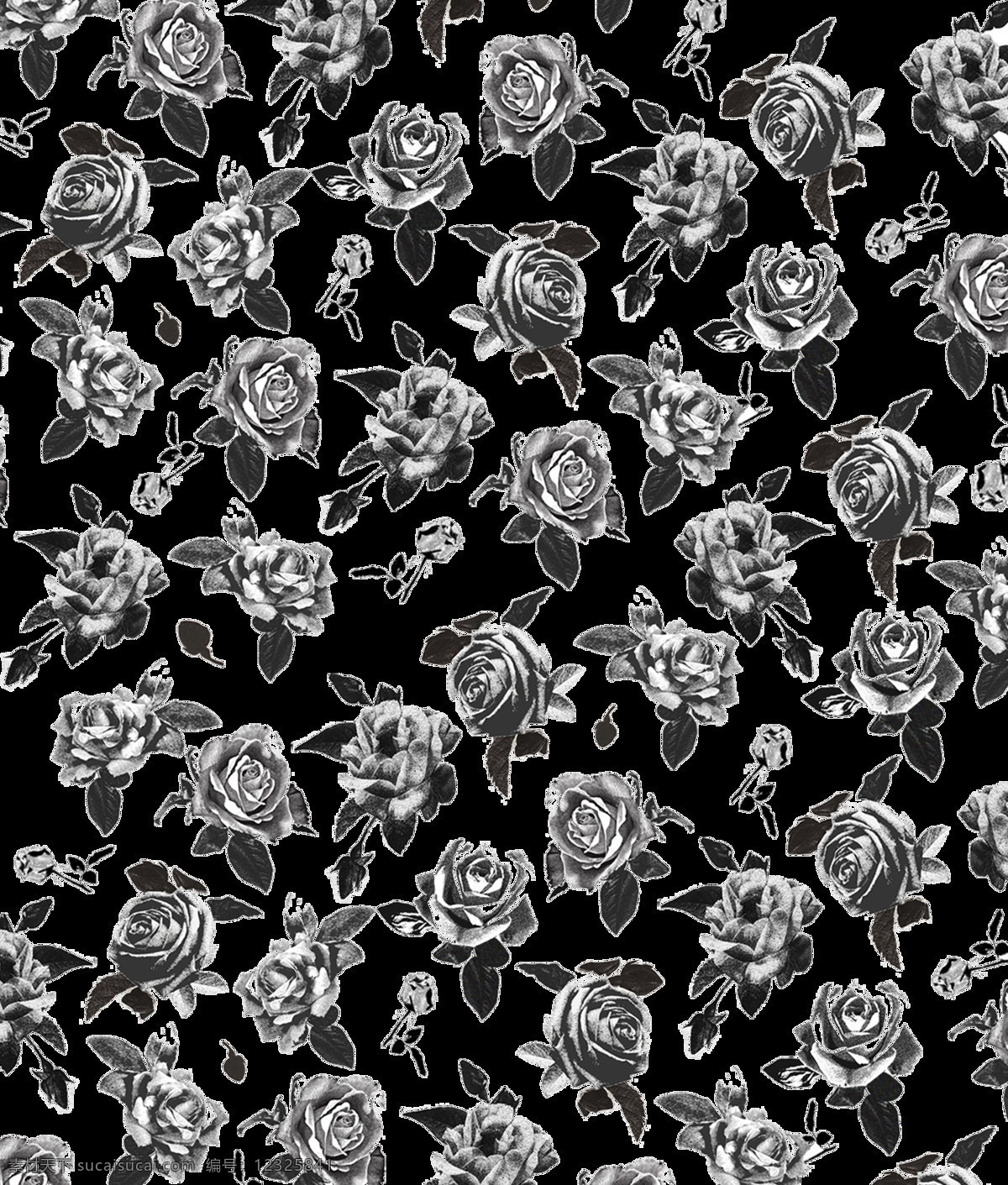 玫瑰花 水墨玫瑰花 玫瑰花墙纸 黑白玫瑰花 玫瑰花背景 底纹边框 背景底纹