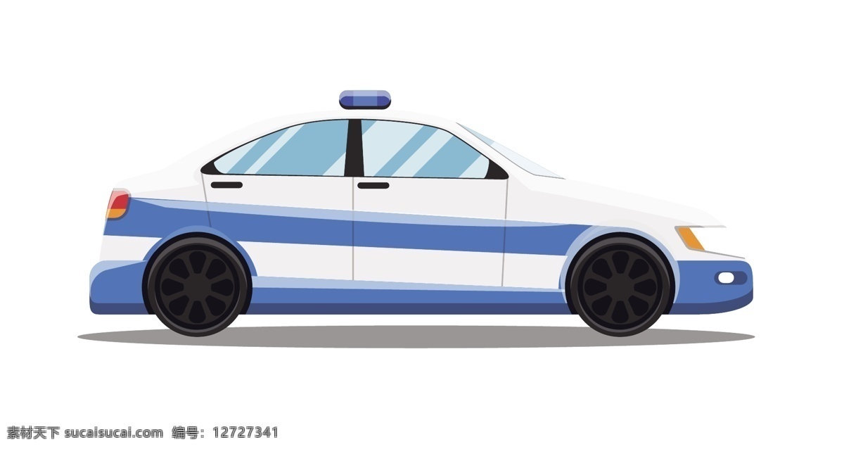 矢量 警车 卡通 交通工具 交通 工具 车 扁平 立面 铲车 交 侧面 机动