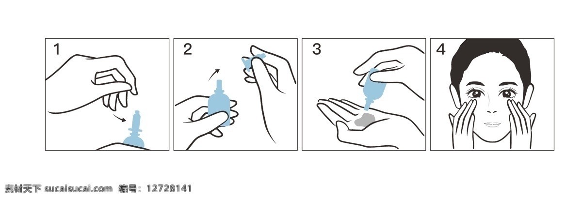 化妆品 使用方法 说明 步骤 护肤过程