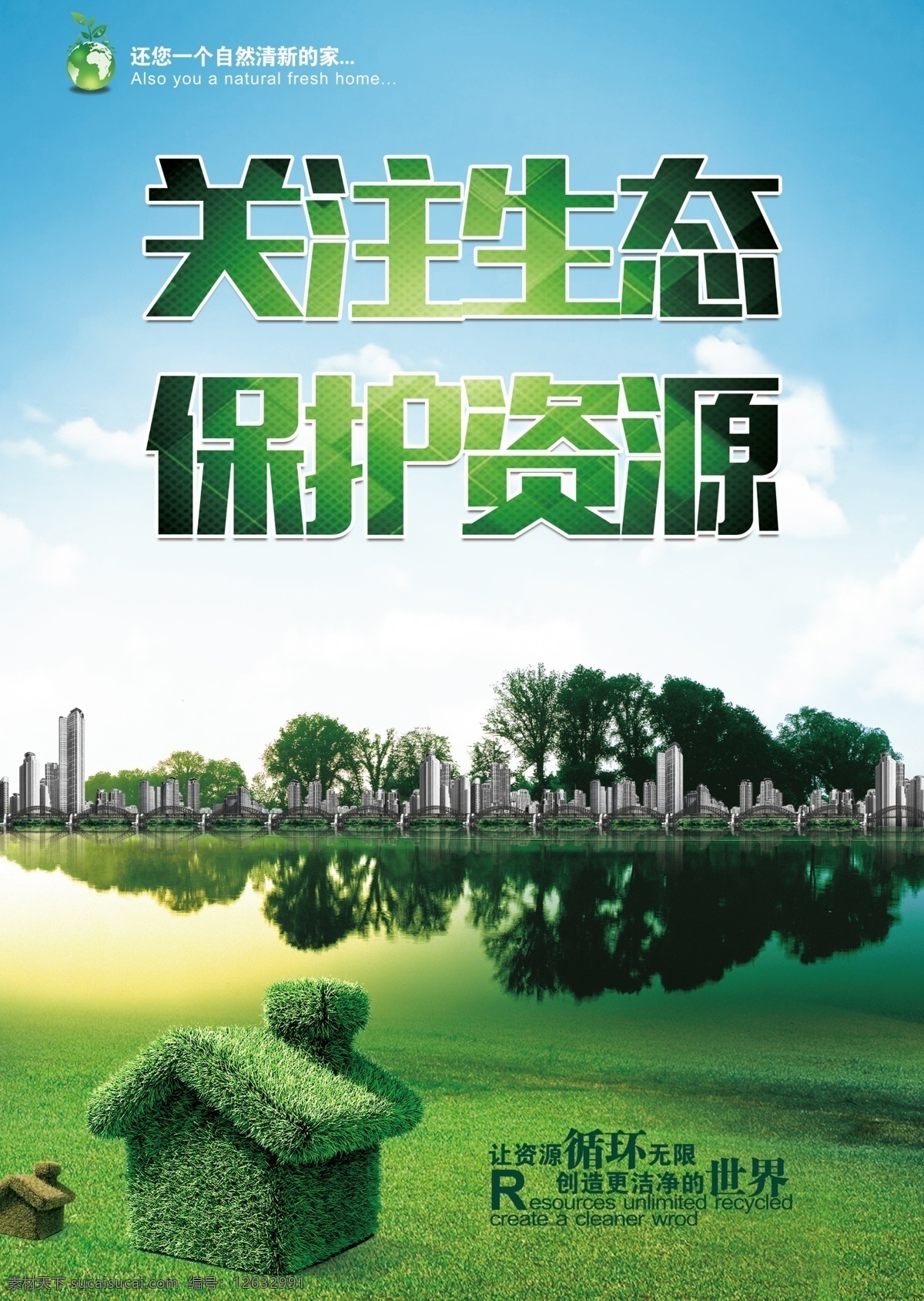 节约能源 保护 环境保护 资源 节约 能源 环境 环保海报