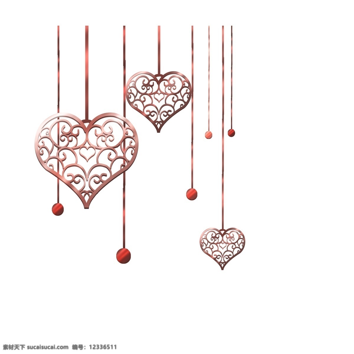 镂空 爱心 装饰 插画 镂空的爱心 爱心气球 卡通插画 气球插画 爱情插画 礼物插画 吊挂的爱心