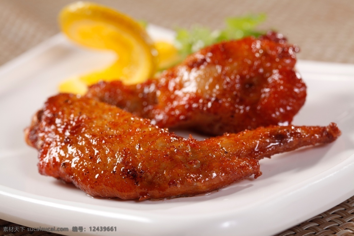 奥尔良烤翅 鸡翅 奥尔良 烤鸡翅 香酥鸡翅 餐饮美食 传统美食