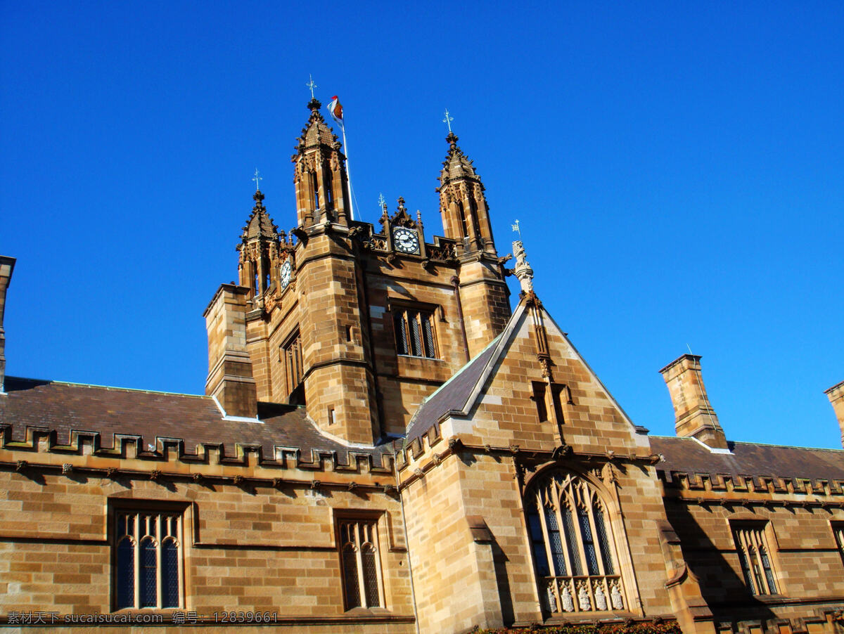 百年老学校 澳大利亚 建筑 古典建筑 房屋 蓝天 经典 学校 名校 国外旅游 旅游摄影