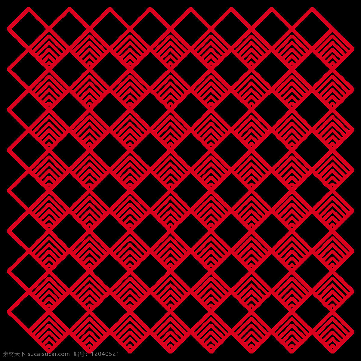 红色 减压 线条 元素 png元素 透明素材 装饰 方格 免抠元素